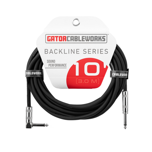 CABLE GATOR CABLEWORKS BLACKLINE SERIES INSTRUMENTO 10", 3M. RA