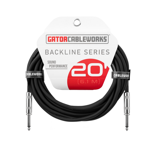 CABLE GATOR CABLEWORKS BLACKLINE SERIES INSTRUMENTO 20", 6.1M.