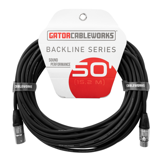 CABLE GATOR CABLEWORKS DE MICROFONO XLR-XLR 50", 15M