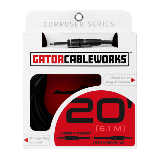 CABLE GATOR CABLEWORKS COMPOCER SERIES INSTRUMENTO 20", 6M