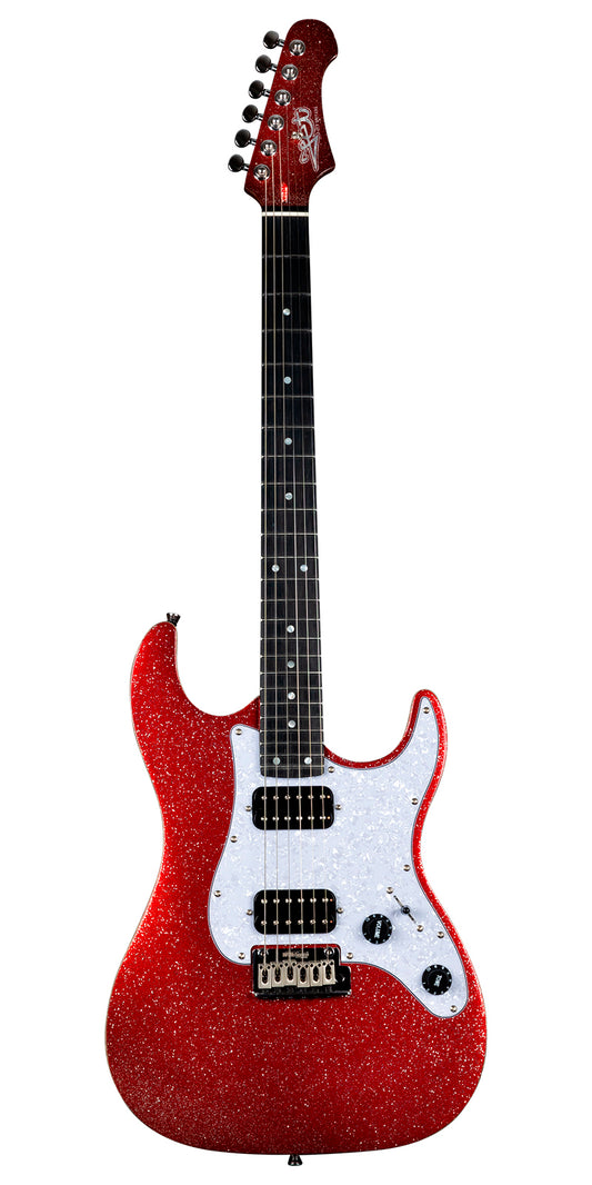 GUITARRA ELECTRICA JET GUITARS STRATOCASTER MOD:JS-500 RED SPARKLE