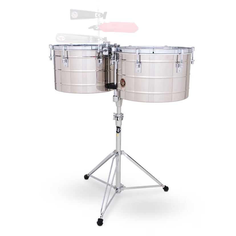 TIMBALES LP TITO PUENTE DE 15''/16'' CROMADOS CON ATRIL