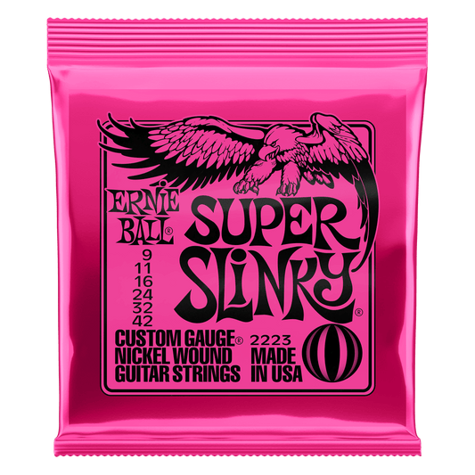 ENCORDADURA ERNIE-BALL GUITARRA ELECTRICA NICKEL WOUND 0.09-0.42 2223