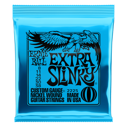 ENCORDADURA ERNIE-BALL GUITARRA ELECTRICA NICKEL WOUND 0.08-0.38 2225