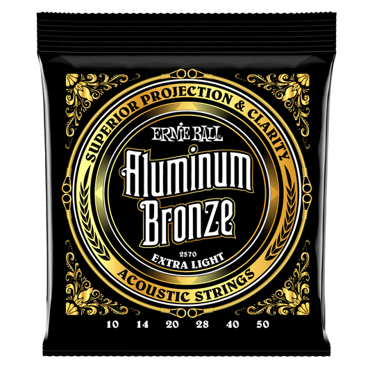 ENCORDADURA ERNIE-BALL EARTHWOOD BRONCE ALUMINIO  Guitarra ACUSTICA 0.010-0.50 2570