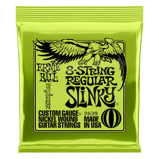 ENCORDADURA ERNIE-BALL Slinky Paradigm 8 Cuerdas Guitarra Eléctrica 0.010-0.74 2629