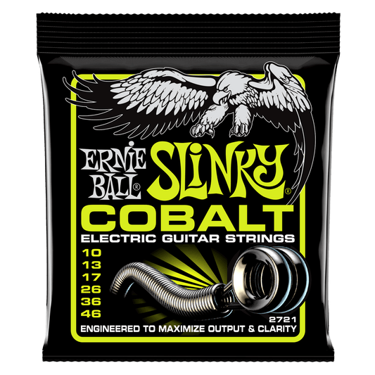 ENCORDADURA ERNIE-BALL Slinky COBALT Guitarra Eléctrica 0.010-0.46 2721