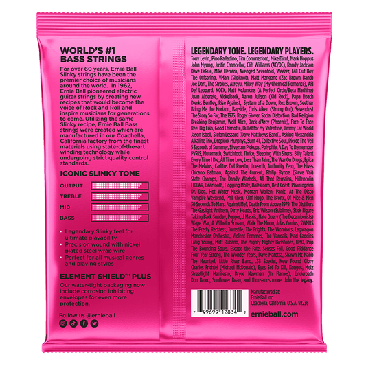 ENCORDADURA ERNIE-BALL bajo eléctrico 4cds Slinky Nickel SUPER 45-100 2834