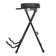 BANCO PARA GUITARRISTA C.S.M. CON SOPORTE PARA GUITARRA
