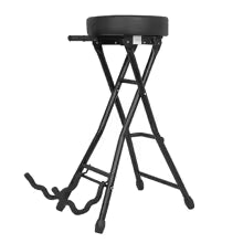 BANCO PARA GUITARRISTA C.S.M. CON SOPORTE PARA GUITARRA