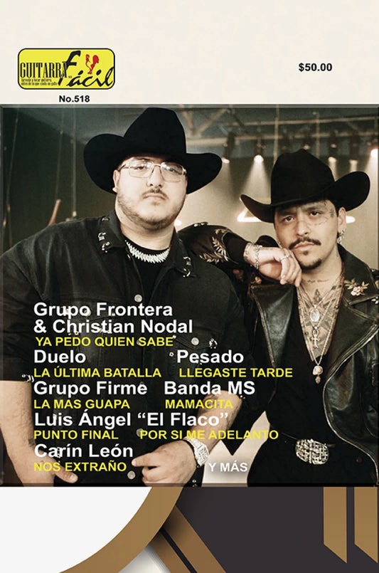 REVISTA GUITARRA FACIL #518 SUPER EXITOS REGIONAL MEXICANO