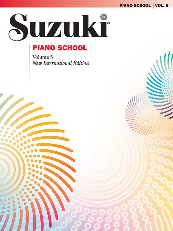 METODO SUZUKI PIANO SCHOOL, PÍANO PART VOL.5 INTERNACIONAL EDITION