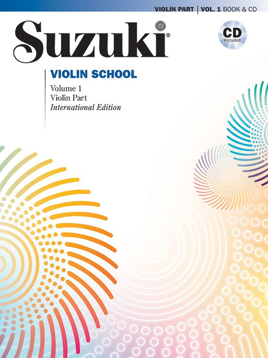 METODO C/CD SUZUKI VIOLIN SCHOOL, VIOLIN PART VOL.1 INTERNACIONAL EDITION