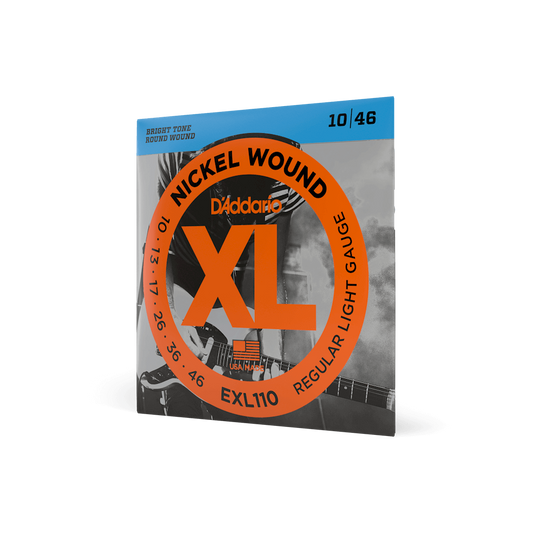 ENCORDADURA D´ADARIO GUITARRA ELECTRICA NICKEL WOUND 0.10-0.46 EXL110