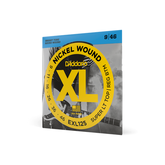 ENCORDADURA D´ADARIO GUITARRA ELECTRICA NICKEL WOUND 0.09-0.46 EXL125