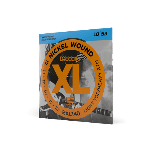 ENCORDADURA D´ADARIO GUITARRA ELECTRICA NICKEL WOUND 0.10-0.52 EXL140