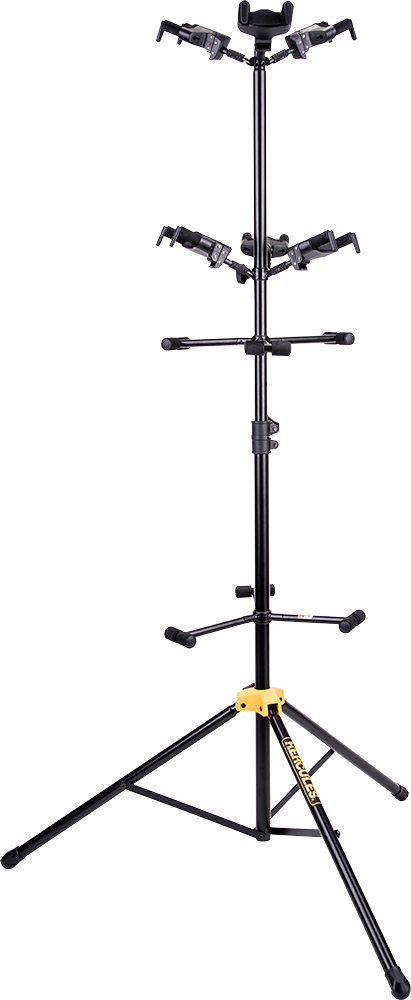 SOPORTE HERCULES DE GUITARRA CON SISTEMA DE AGARRE AUTOMÁTICO PARA 6 PIEZAS