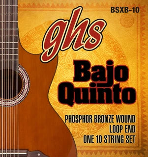 ENCORDADURA GHS  BAJO QUINTO FOSFORO DE BRONZE BSXB-10